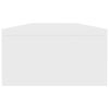 vidaXL Monitor Stand White 100x24x13 cm Engineered Wood