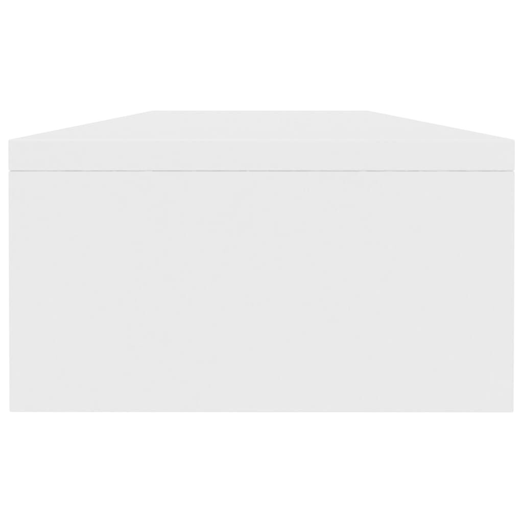 vidaXL Monitor Stand White 100x24x13 cm Engineered Wood