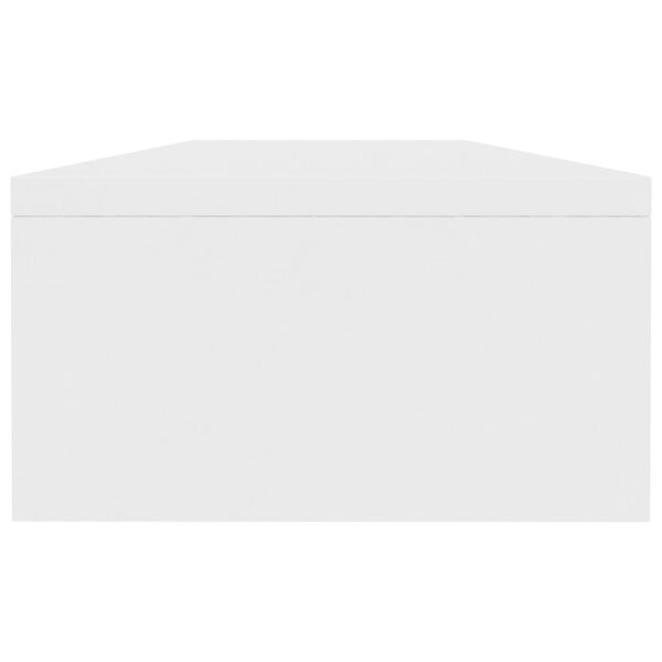 vidaXL Monitor Stand White 100x24x13 cm Engineered Wood