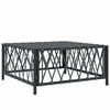 vidaXL Garden Table Anthracite 70x70x34 cm Woven Fabric