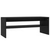 vidaXL Coffee Table Black 100x40x40 cm Engineered Wood