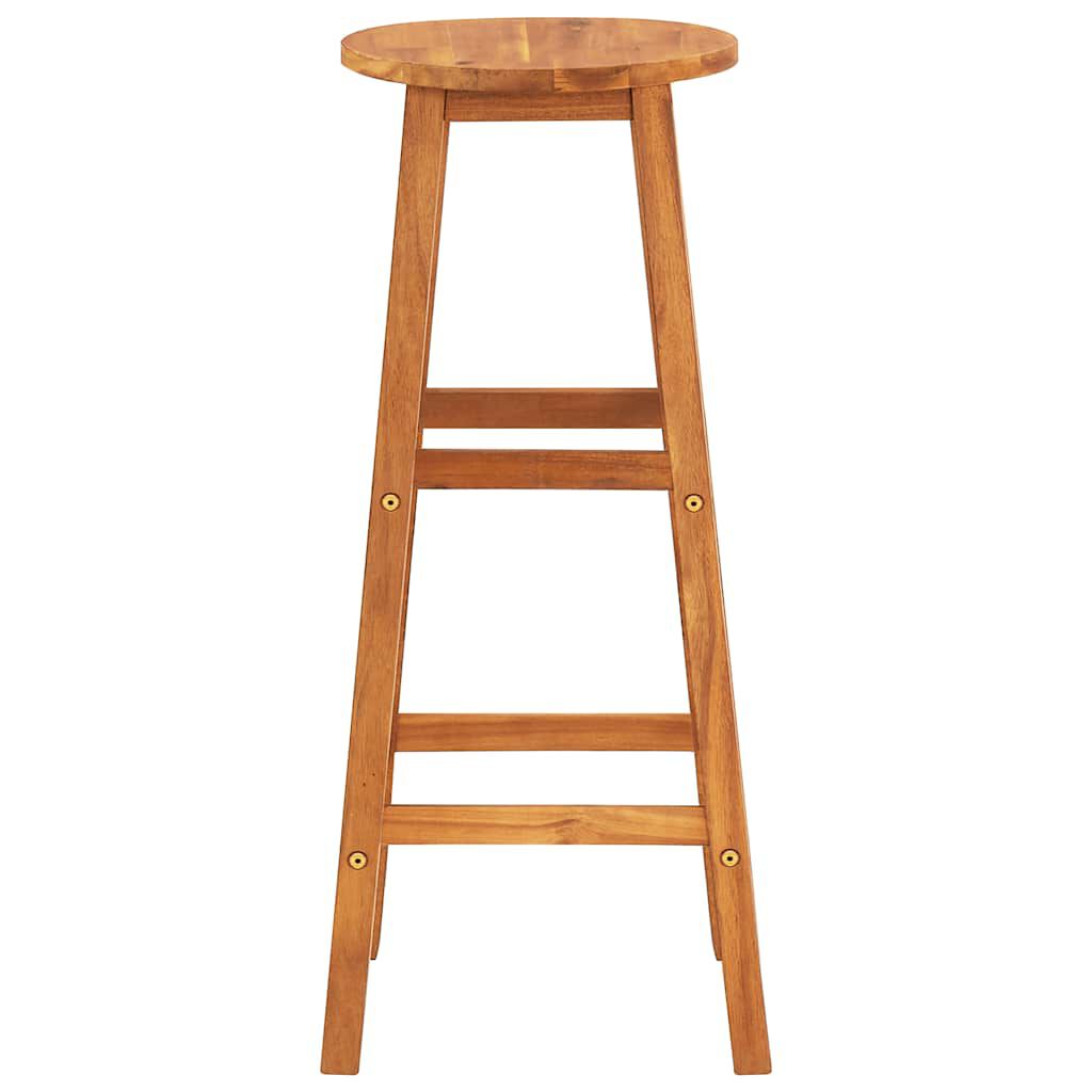 vidaXL Bar Stools 6 pcs Solid Acacia Wood