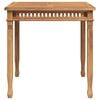 vidaXL Garden Dining Table 80x80x80 cm Solid Teak Wood