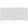 vidaXL TV Cabinet White 80x34x36 cm Engineered Wood