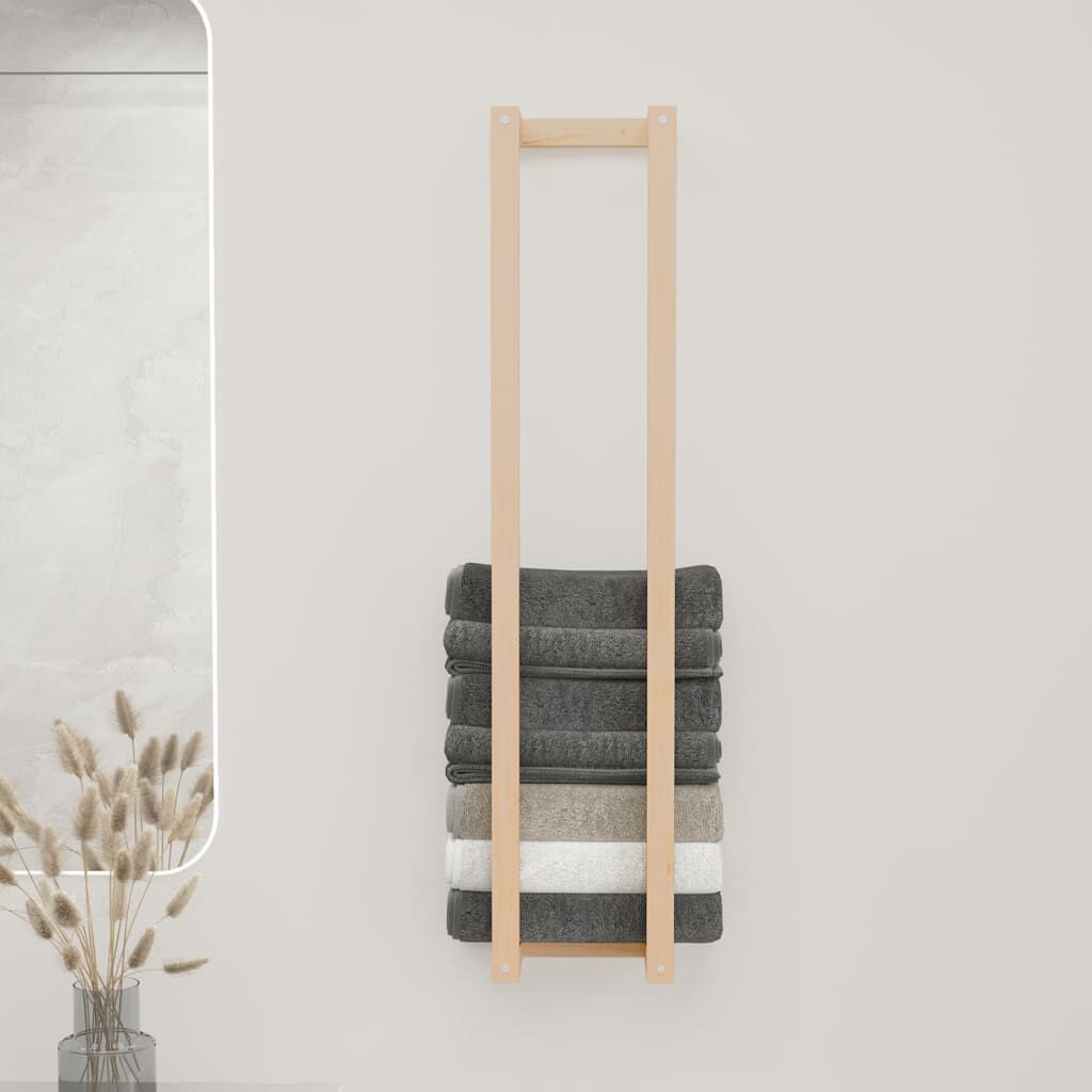 vidaXL Towel Rack 23x18x110 cm Solid Wood Pine