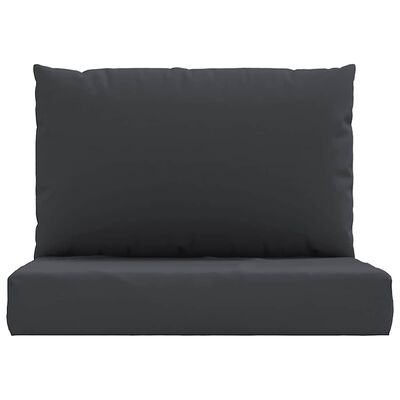 vidaXL Pallet Cushions 2 pcs Black Oxford Fabric, black vidaXL Pallet Cushions 2 pcs Black Oxford Fabric