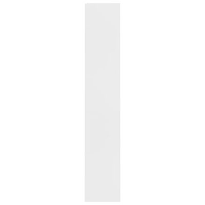 vidaXL 4-Tier Book Cabinet White 60x24x142 cm Engineered Wood, white vidaXL 4-Tier Book Cabinet White 60x24x142 cm Engineered Wood