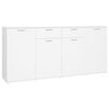 vidaXL Sideboard White 160x36x75 cm Engineered Wood