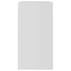 vidaXL Hanging Glass Cabinet White 80x31x60 cm Engineered Wood