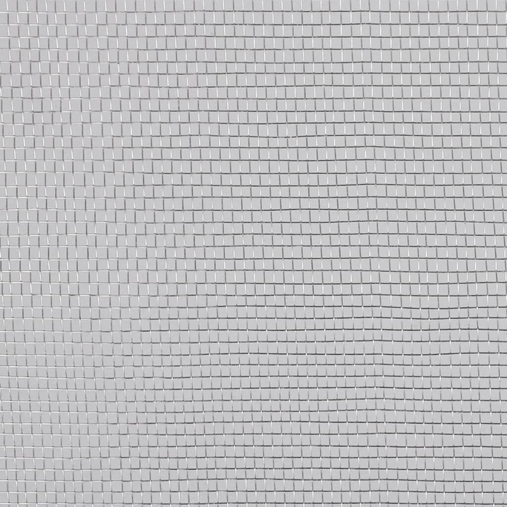 vidaXL Mesh Screen Aluminium 100x1000 cm Silver