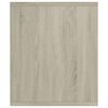 vidaXL Book Cabinet/TV Cabinet Sonoma Oak 143x30x36 cm