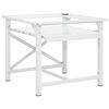 Washing Machine Pedestal with Pull-Out Shelf White