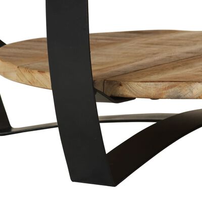 vidaXL Coffee Table Solid Rough Mango Wood 65x32 cm,  vidaXL Coffee Table Solid Rough Mango Wood 65x32 cm