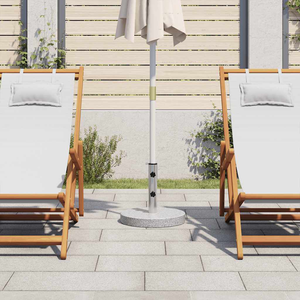 vidaXL Parasol Base Granite Round 20 kg