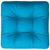 vidaXL Pallet Cushion Blue 50x50x12 cm Fabric