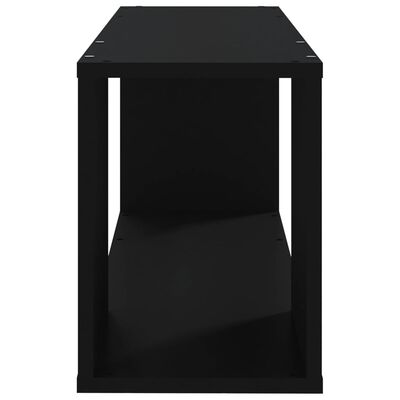 vidaXL TV Cabinet Black 80x24x32 cm Engineered Wood, black vidaXL TV Cabinet Black 80x24x32 cm Engineered Wood