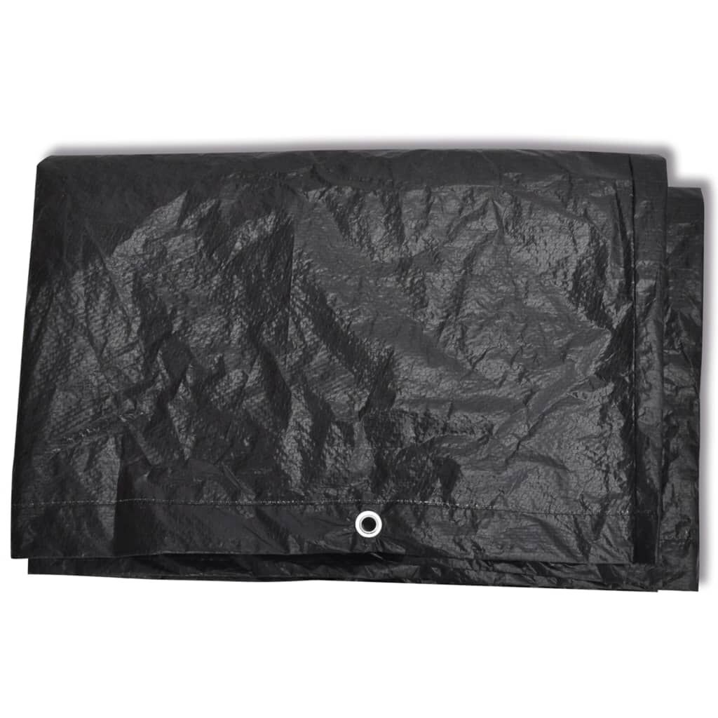 vidaXL Garden Sunlounger Cover 2 pcs 8 Eyelets 218x77x55 cm
