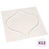 vidaXL 12 pcs Wall Panels 3D 0.5x0.5 m 3 m&sup2;