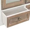 vidaXL Wall Cabinet White 49x22x59 cm Engineered Wood
