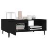 vidaXL Coffee Table Black 90x60x35 cm Engineered Wood