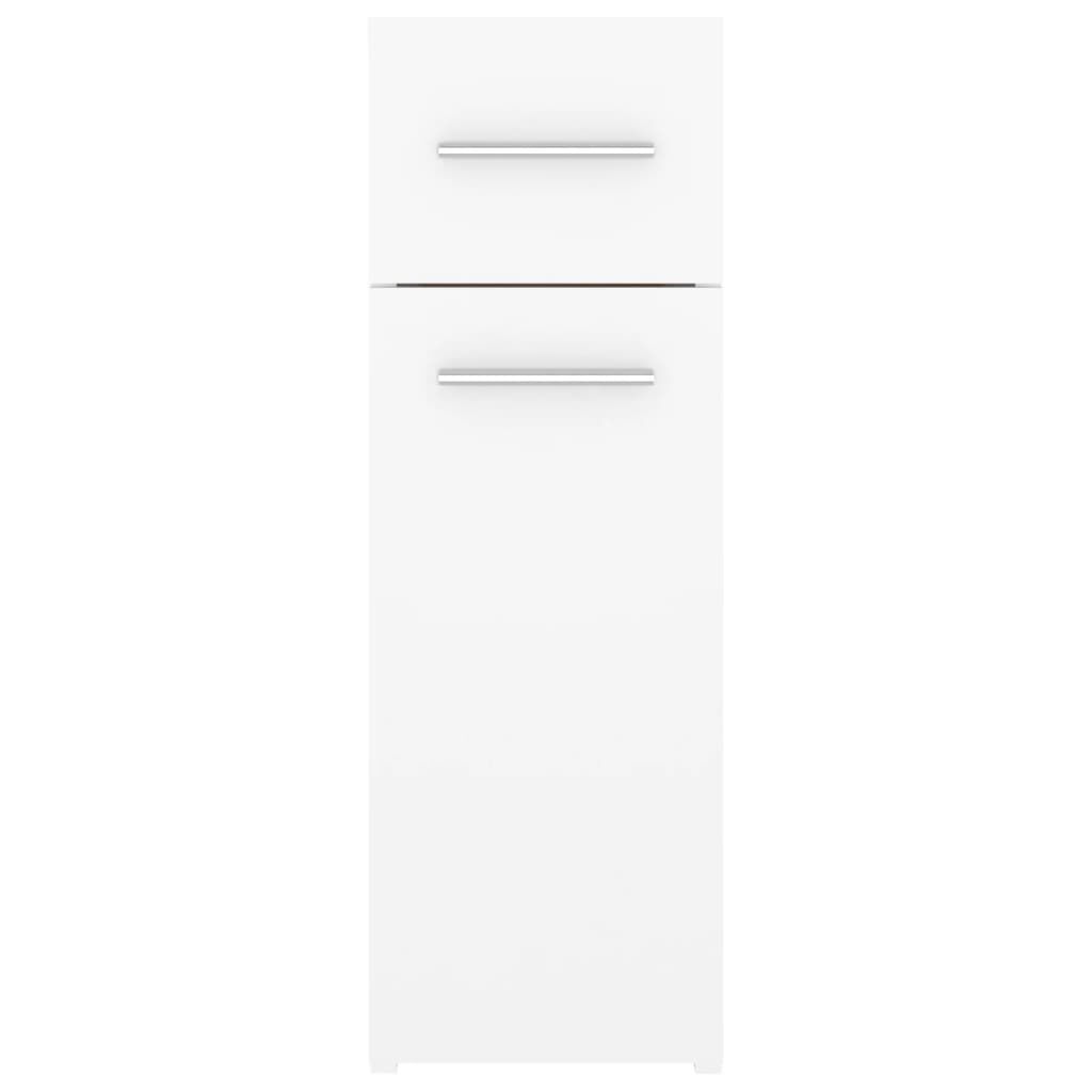 vidaXL Apothecary Cabinet White 20x45.5x60 cm Engineered Wood