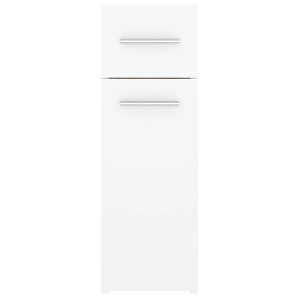 vidaXL Apothecary Cabinet White 20x45.5x60 cm Engineered Wood