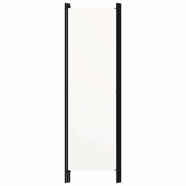vidaXL 3-Panel Room Divider White 150x180 cm