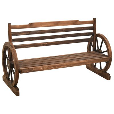 vidaXL Garden Bench 112 cm Solid Firwood,  vidaXL Garden Bench 112 cm Solid Firwood