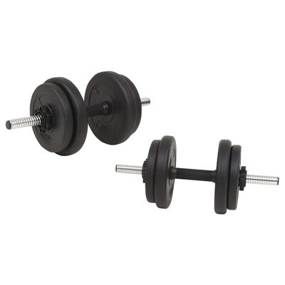 vidaXL Barbell and Dumbbell Set 30 kg,  vidaXL Barbell and Dumbbell Set 30 kg