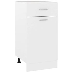 vidaXL Drawer Bottom Cabinet "Lyon" White 40x46x81,5 cm Engineered Wood