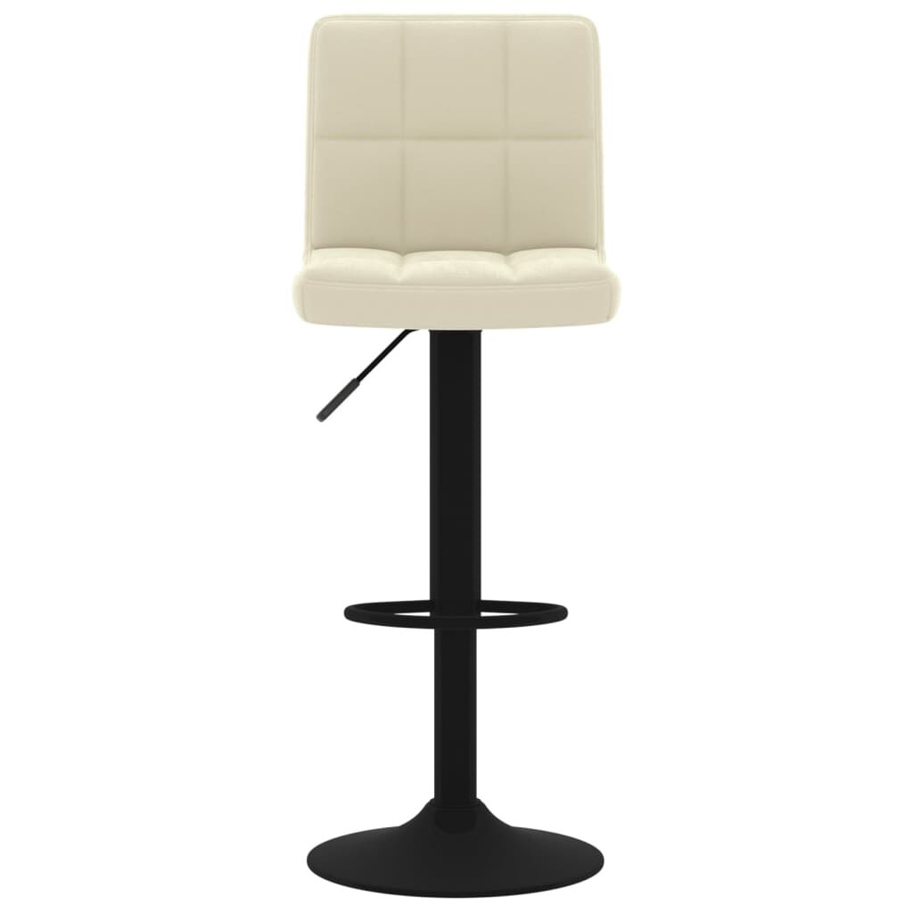 vidaXL Bar Stools 2 pcs Cream Velvet