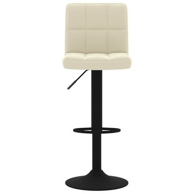 vidaXL Bar Stools 2 pcs Cream Velvet, cream vidaXL Bar Stools 2 pcs Cream Velvet