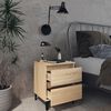vidaXL Bed Cabinets 2 pcs Sonoma Oak 40x35x50 cm Engineered Wood
