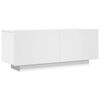 vidaXL TV Cabinet White 100x35x40 cm Engineered Wood