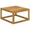 vidaXL 3 Piece Garden Lounge Set with Cushions Solid Acacia Wood