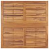 vidaXL 5 Piece Folding Outdoor Dining Set Solid Wood Teak