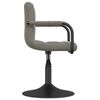 vidaXL Swivel Dining Chairs 4 pcs Light Grey Velvet