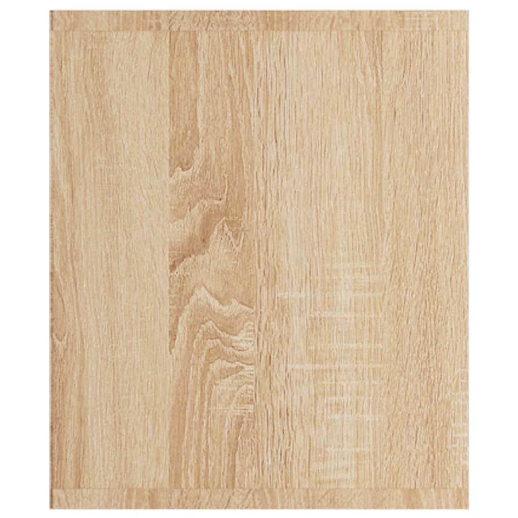 vidaXL Book Cabinet/TV Cabinet Sonoma Oak 36x30x143 cm Engineered Wood