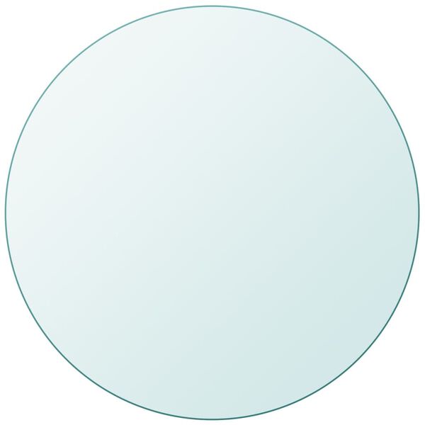 vidaXL Table Top Tempered Glass Round 600 mm