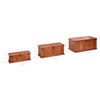 vidaXL Storage Chests 3 pcs Solid Acacia Wood