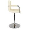vidaXL Bar Stool Cream Fabric