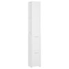 vidaXL Bathroom Cabinet White 25x26.5x170 cm Engineered Wood