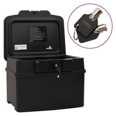 vidaXL Safe Box Black 44x37x34 cm,  vidaXL Safe Box Black 44x37x34 cm