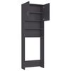 vidaXL Washing Machine Cabinet Grey 64x25.5x190 cm Engineered Wood