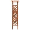 vidaXL Pergola with Gate 116x40x204 cm Solid Firwood