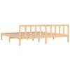 vidaXL Bed Frame without Mattress Solid Wood 200x200 cm