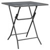 vidaXL 3 Piece Garden Dining Set Expanded Metal Mesh Anthracite