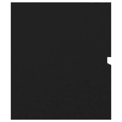 vidaXL Sink Cabinet Black 90x38.5x45 cm Engineered Wood, black vidaXL Sink Cabinet Black 90x38.5x45 cm Engineered Wood