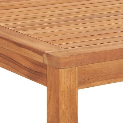 vidaXL Garden Dining Table 180x90x77 cm Solid Teak Wood