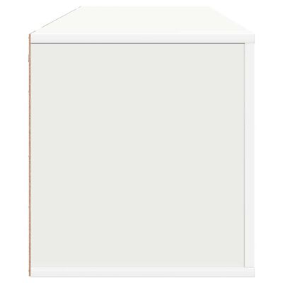 vidaXL Wall Shoe Cabinet White 100x35x38 cm Engineered Wood, white vidaXL Wall Shoe Cabinet White 100x35x38 cm Engineered Wood